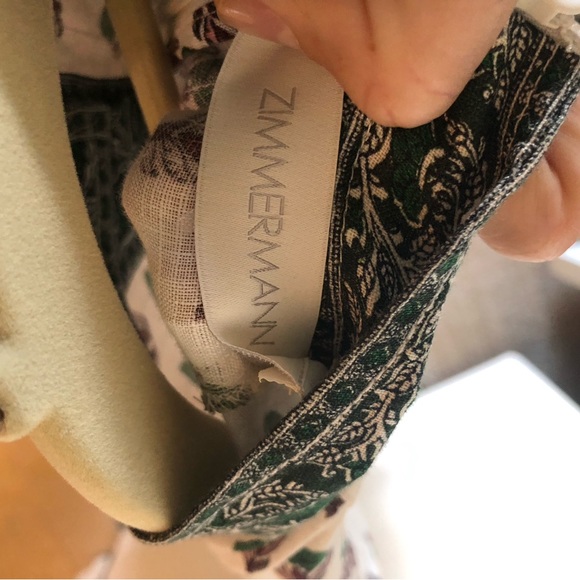 Zimmermann Tent Dress w/belt w zipper back closure - Picture 2 of 4